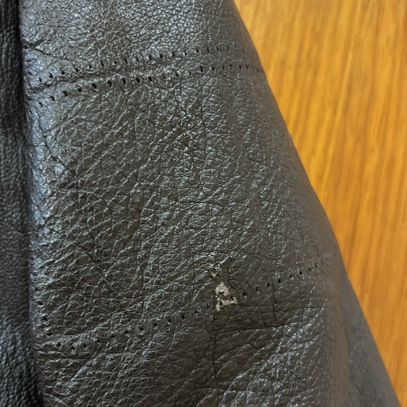 Vintage G1 brown leather bomber jacket, USN - Picture 10 of 15